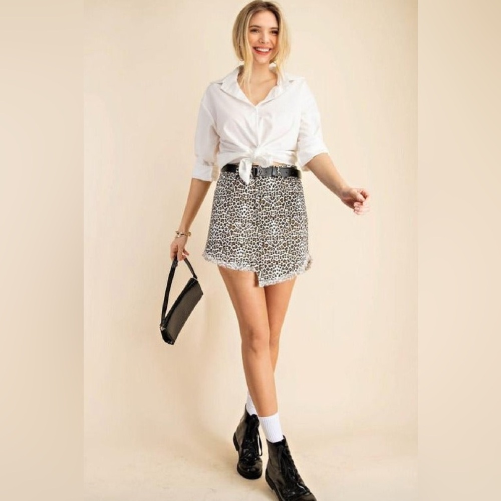 Cheetah Mini Skirt